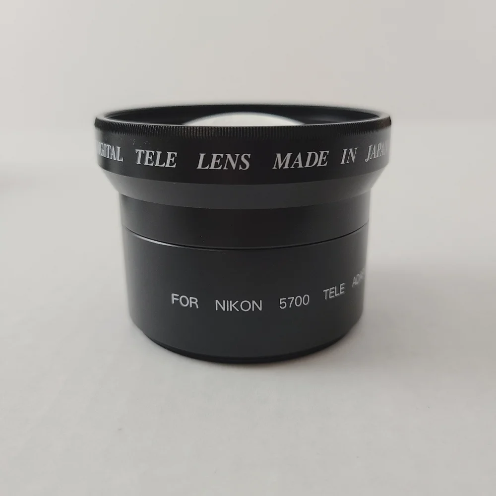 Professional Digital Tele Adapter Lens For Nikon 5700 Black Photography 2.0X